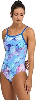 [arena] Performance Spring Garden Women's Swimsuit Light Drop Back One Piece MaxLife Training Bathing Suit