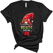[Generic] The Donut Gnome, Amazing Christmas Gnome Lover Food, Matching X-mas Pajama Family Group Unisex T-Shirt
