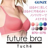 在飛比找蝦皮購物優惠-日本【GUNZE】郡是無鋼圈文胸胸罩 Tuche' Futu