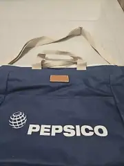 PEPSI Insulated Cooler Tote - Blue - Zippered - Carrying Handles *NEW