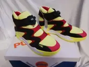 Reebok Instapump Fury Zone Men's Yellow Blk Red Basketball sz 13 Sneakers Shoes