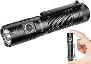 Sofirn SR12 Torch, Small EDC Pocket Flashlights High Lumens, Rechargeable Flashlight for Emergencies, 1300ft Long Throw Spotlight, IP68 Waterproof Flashlight, Simple UI Compact Lightweight