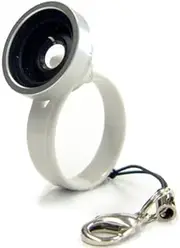 EyeMobile Phone Conversion Lens Wide Angle Lens Clip White for iPhone3G KW-1-WI