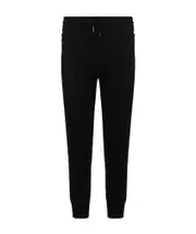 logo tape track pants XS black
