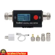 HamGeek HG106B 80MHz-999MHz Digital SWR Power Meter below 120W w/ Cable&Adapters