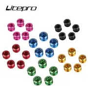 Litepro MTB Mountain Bicycle Single Bolts Crankset Screw Road Bike Disc Snail Fo