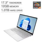 HP 17.3" Touch 17-cp0035cl AMD Ryzen 5 5500U 12gb DDR4 1TB Webcam Bluetooth W11