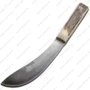 Texas Masacare Bowie Carbon Steel Handmade Replica Knife with Leather Sheath