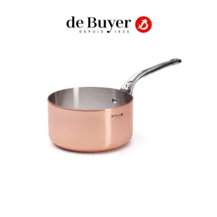 法國【de Buyer】畢耶鍋具『契合銅鍋頂級系列』不鏽鋼柄調理鍋18cm