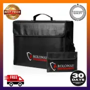 ROLOWAY Large Fireproof Bag XL Fireproof Document Bags USA