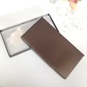 10x DL Rigid boxes for Wedding invitation or gift box Metallic chocolate