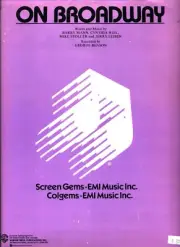 GEORGE BENSON ON BROADWAY SHEET MUSIC PIANO/VOCAL/GUITAR/CHORDS RARE NEW ON SALE