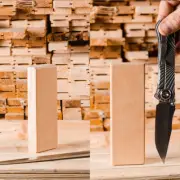 Cowhide Leather Strop (5,9" X 2.3") + Free Shipping
