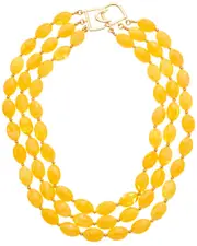 Kenneth Jay Lane Plated Multi Row Necklace