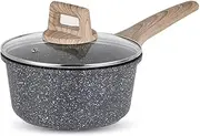 Soup Pot Mini Small Milk Pot Auxiliary Food Pot Cooking Instant Noodle Pot Non-Stick Pot Hot Milk Pot Heightened and Deepened