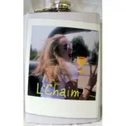 8 oz "Design Your Own" Hip Flask with your Picture or Photo