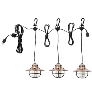 Barebones 串連垂吊營燈 Edison String Lights LIV-269 古銅色 / 露營燈 燈具