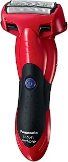 [Panasonic] Rechargeable 3-Blade Electric Cordless Wet/Dry Men's Shaver, Red (ES-SL41-R541)