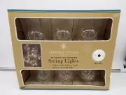 American Vintage Style LED Copper Wire 6 Bulbs 30 Mini White String Lights 10 Ft