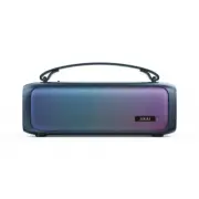 Akai ABTS-08-BK Portable Bluetooth Speaker, RGB lights, FM Radio, Blue Voguish