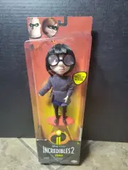NEW! 2018 Pixar incredibles 2 Edna Doll Action Figure 8" fully posable w/pin