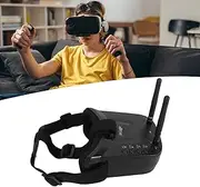 Mini FPV Goggles, 3 Inch Video Goggles with Double RP SMA Antenna, 1200mAh Battery, 5.8Ghz FPV Drone Goggles for FPV Racing Drone Quadcopters