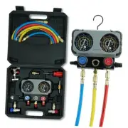 3 Way AC Gauge Set，HVAC Gauges for R134a R410a R12 R22 R502 R134A