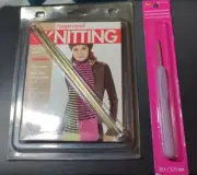 Boye "I taught myself Knitting needles/Boye Crochet hook both NIB