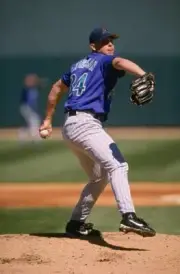 Brian Anderson Arizona Diamondbacks winds up a pitch at the Diamon- Old Photo