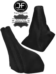 BLACK STITCH LEATHER GEAR & HANDBRAKE BOOT FOR TOYOTA JZX100 CHASER 1996-2000