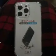 Clear Soft TPU Case for IPhone 13 Pro (6.1) Transparent Cover With Bumper Edges