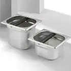Stainless Steel Coffee Knock Box Rubber Knocking Home Shop Machine Accessories