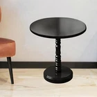 Side Table Space Saving Elegant End Table for Apartment Lounge Room Cafe