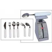 Fabrication Enterprises 61-0038R Weighted Cutlery 8 oz Right Soup Spoon