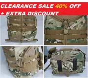 New Military Style SWAT 600D TriZip Molle Assault Bag Backpack Rucksack Camo