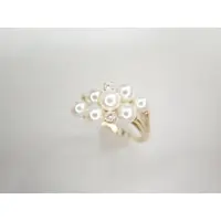 在飛比找蝦皮購物優惠-Mikimoto 戒指 珍珠 18k mercari 日本直