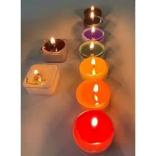 幸福彩虹 七脈輪能量蠟燭（小茶燭）
