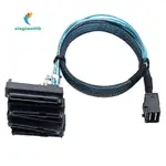 MINI SAS SFF-8643 轉 4X29PIN SFF-8482 硬盤服務器連接線 3.33TF/1M