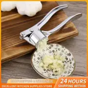Stainless Steel Garlic Press Crusher Mincer Handheld Garlic Smasher Squeezer
