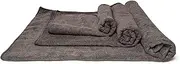 Microfibre Sport/Gym Towel – Fast Absorbent and Super Light. Our Towel is Perfect for a Multitude of Outdoor/Indoor uses Including Traveling, Beach, Yoga, Gym. S/M/L Available (Large, Grey)