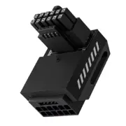 600W 12+4pin PCIe 5.0 Adapter 90 Degree Right Angle 16pin 12VHPWR GPU9054