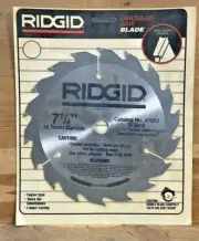 Ridgid 7 1/4in 18 tooth Circular Saw Blade Catalog No. 47062