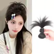 Chicken Shuttlecock Head Grasping Clip Hair Increase Wig