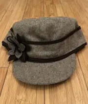 Stormy Kromer Petal Pusher Wool Hat Size 7 1/2 Brown And Wool Color Made In USA