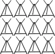 12 Pcs Aluminum 15'' to 21'' High Tabletop Easel Display Adjustable Portable Tri