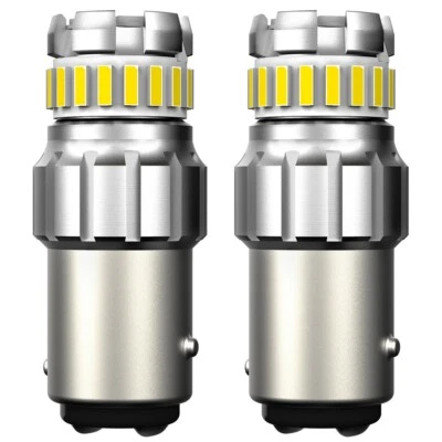 2Pcs 6500K White 1157 Bay15d 23-SMD LED Car Truck Tail Brake Stop Light Bulb 12V (for: Suzuki)