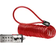 Kensington Portable Combination Laptop Lock Red
