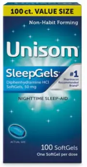 Sleeptabs, Nighttime Sleep-Aid, 50MG , 100 Tablets Free Shipping