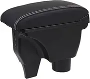 for T&oyota for Yaris for Vitz Armrest Box All-in-1 Car Armrest Car Accessories USB Storage Box Installation Car Centre Armrest Glove Box(1)