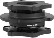 NRG Innovations NRG-SRK-R200MB-MB SRK-R200MB-MB SFI 42.1/6- Bolt Steering Wheel Quick Release Adapter, matte black